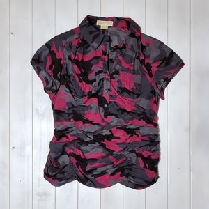 Michael Kors Camo blouse
